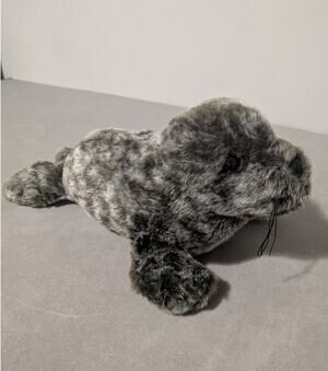 Douglas Toys "Speckles" Monk Seal Plush Stuffed Animal Grey Spotted #260 12"